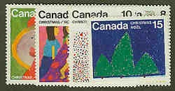 Canada #675a-79a Christmas MNH