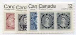 Canada #753-56 Stamps-on-stamps MNH