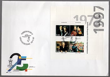 Denmark #1066a Souvenir Sheet FDC