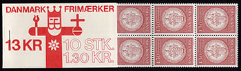 Denmark #627a Complete Booklet