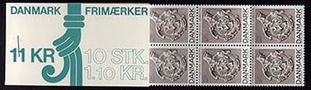 Denmark #653a Complete Booklet