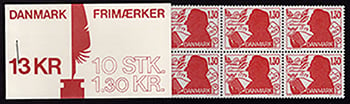 Denmark #659a Complete Booklet