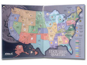 H.E. Harris State Quarter Map