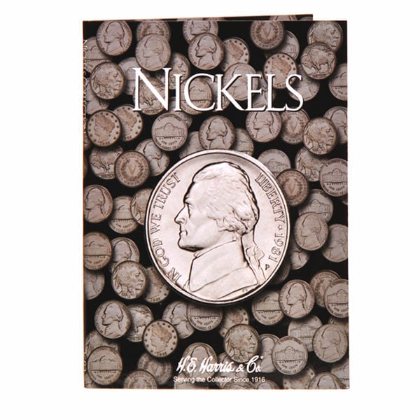 H.E. Harris Nickels Folder without dates