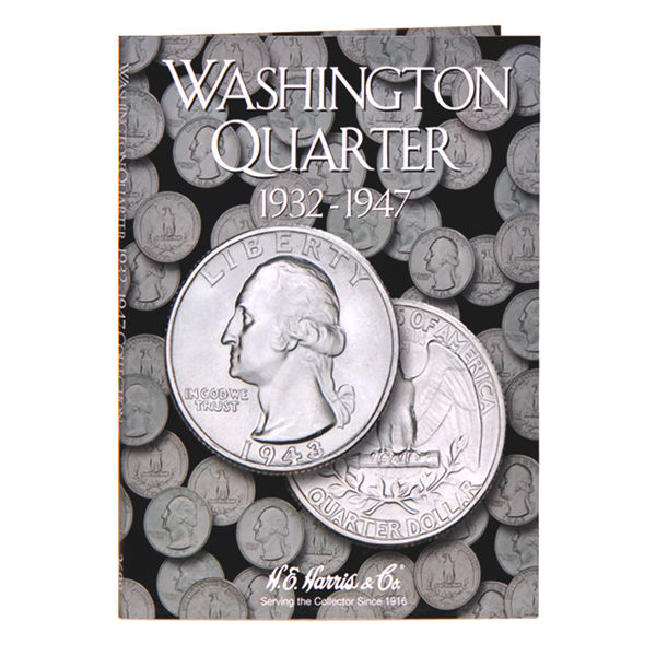 H.E. Harris Washington Quarter #1 Folder 1932-1947