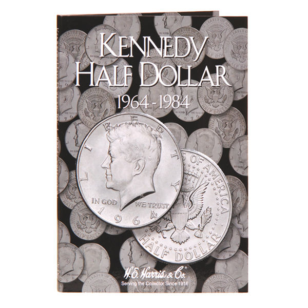 H.E. Harris Kennedy Half-Dollar #1 Folder 1964-1984