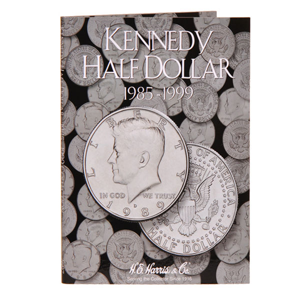 H.E. Harris Kennedy Half-Dollar #2 Folder 1985-99