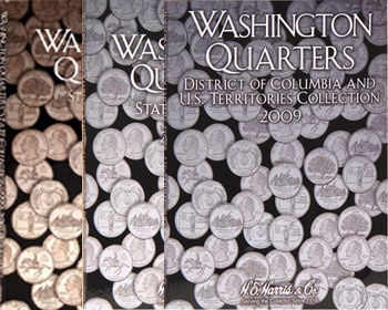 H.E. Harris Statehood Quarters - 3 Volume Set