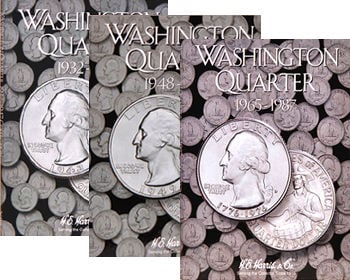 H.E. Harris Washington Quarters - 4 Volume Set