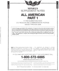 Minkus All-American U.S. Sheetlets 2017