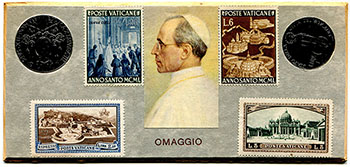 Souvenir of Rome, Stamps and Coins