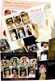 Princess Diana Souvenir Sheets