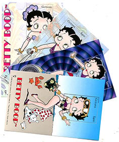 Betty Boop Souvenir Sheets