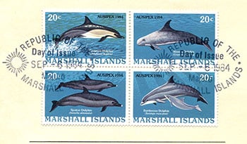 Marshall Islands Dolphins Issue of 1984