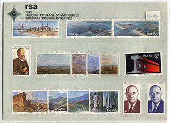 South Africa Stamp Set 1978