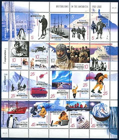 Australian Antarctic Territory Small Pane of Small Pane of 20