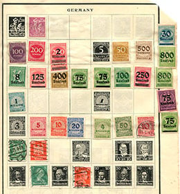 Germany Collection on Album Pages