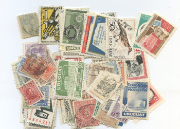 Uruguay 100 All-Different Stamps