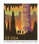 U.S. #UY44 Mint Unsevered - 23¢ Carlsbad Caverns