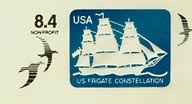 U.S. #U612 U.S. Frigate Constellation