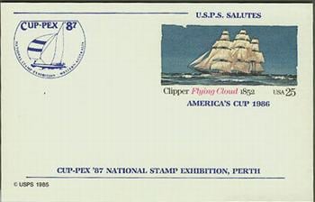 U.S. #UX107 Mint with CUP-PEX Cachet Mint