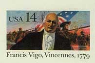 U.S. #UX111 Francis Vigo, Vincennes