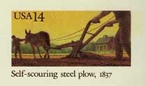 U.S. #UX115 Self-scouring steel plow