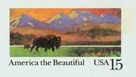 U.S. #UX120 America Bison and Prarie