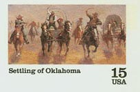 U.S. #UX130 Mint Settling of Oklahoma