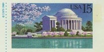 U.S. #UX144 Mint Jefferson Memorial