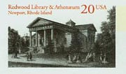 U.S. #UX303 Mint Redwood Library & Atheneum