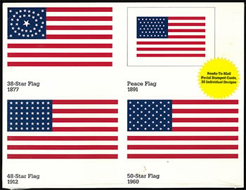 U.S. #UX317-36 Mint Stars and Stripes Set of 20