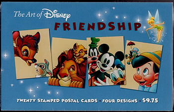 U.S. #UX410a Disney Friendship Booklet