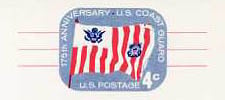 U.S. #UX52 Mint Coast Guard Flag