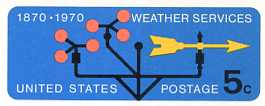 U.S. #UX57 Mint Centenary of the Weather Services