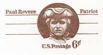 U.S. #UX58 Mint Paul Revere - Patriot