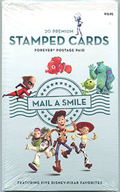 U.S. #UX628-32 Disney-Pixar Mail a Smile Booklet of 20