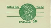U.S. #UX72 Mint Nathan Hale - Patriot
