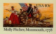 U.S. #UX77 Mint Molly Pitcher, Monmouth