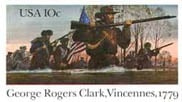 U.S. #UX78 Mint George Rogers Clark, Vincennes