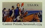 U.S. #UX79 Mint Casimir Pulaski, Savannah 1779