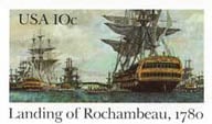 U.S. #UX84 Mint Landing of Rochambeau