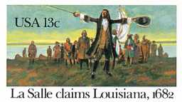 U.S. #UX95 Mint La Salle claims Louisiana