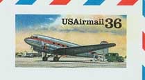 U.S. #UXC24 Mint DC-3 Mail Plane 36c