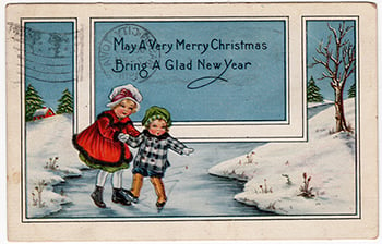 Post Card - Christmas Greeting 1918