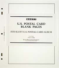 Scott Postal Card Pages-Blank