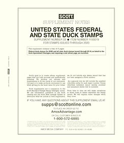 Scott Federal & State Duck Supplement 2019