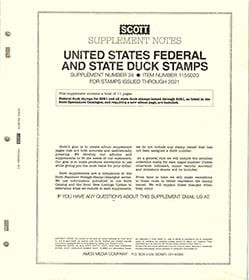 Scott Federal & State Duck Supplement 2023