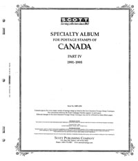 Scott Specialty Album for Canada 1991-1995 Pages