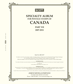 Scott Specialty Album for Canada 2007-2011 Pages